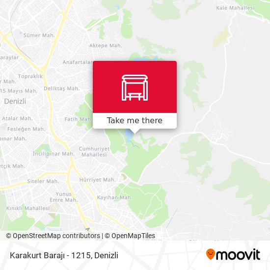 Karakurt Barajı - 1215 map