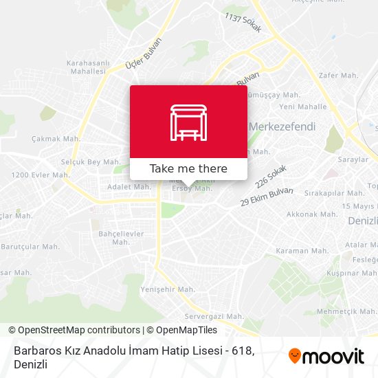 Barbaros Kız Anadolu İmam Hatip Lisesi - 618 map