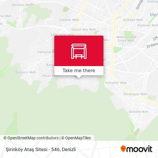 Şirinköy Ataş Sitesi - 546 map
