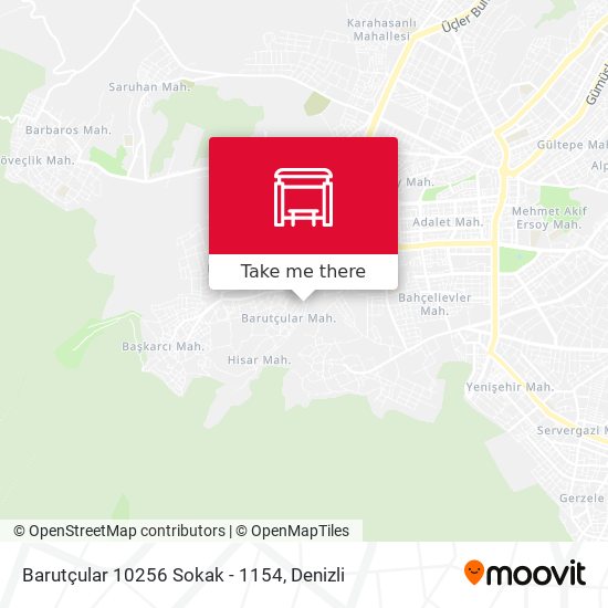 Barutçular 10256 Sokak - 1154 map