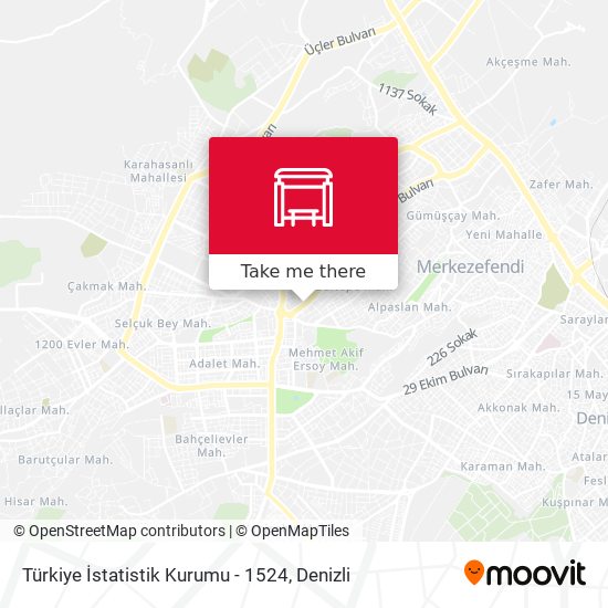 Türkiye İstatistik Kurumu - 1524 map