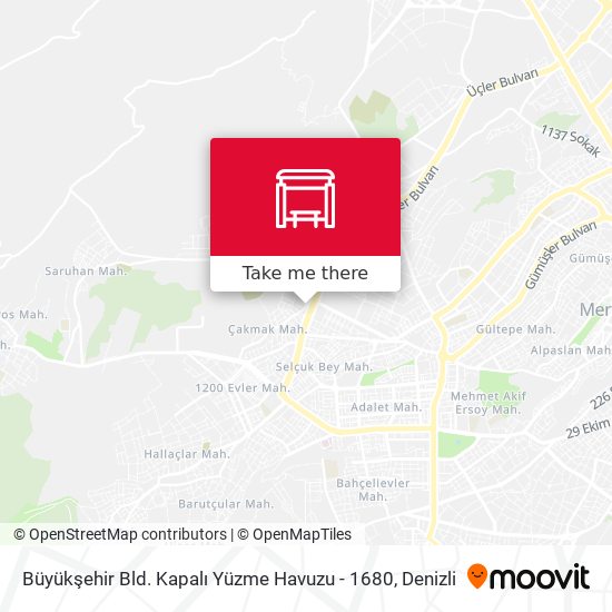 Büyükşehir Bld. Kapalı Yüzme Havuzu - 1680 map