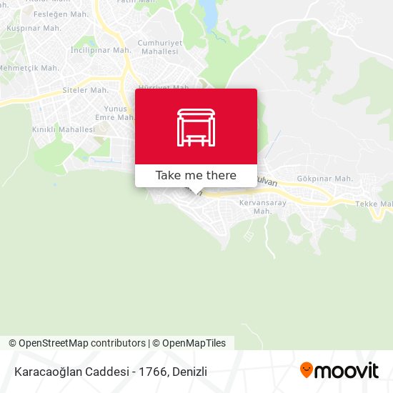 Karacaoğlan Caddesi - 1766 map