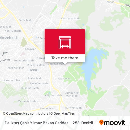 Deliktaş Şehit Yılmaz Bakan Caddesi - 253 map