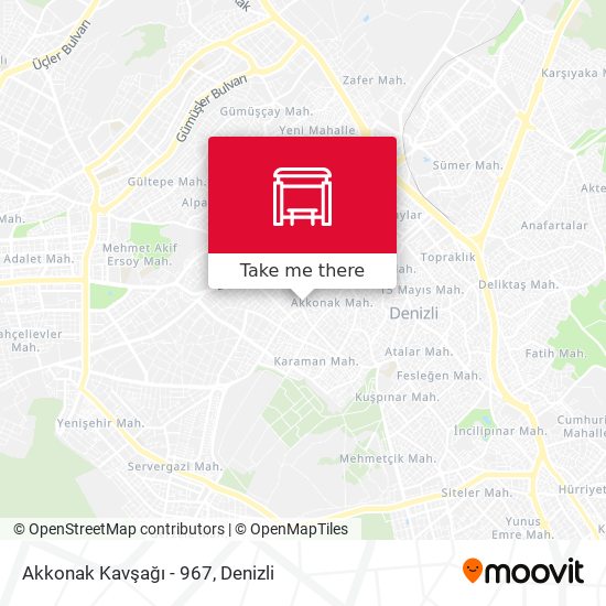Akkonak Kavşağı - 967 map