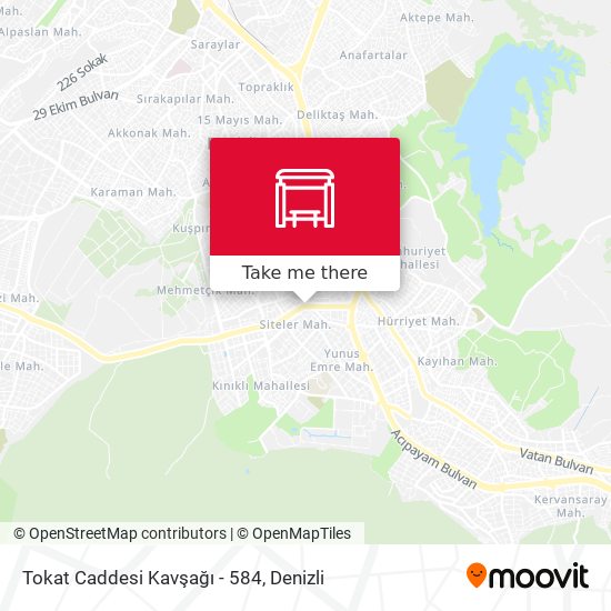Tokat Caddesi Kavşağı - 584 map