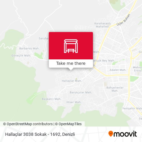 Hallaçlar 3038 Sokak - 1692 map