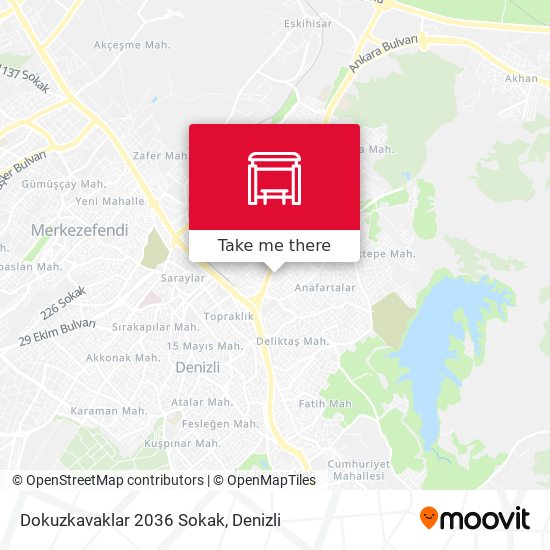 Dokuzkavaklar 2036 Sokak map