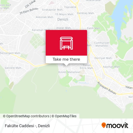 Fakülte Caddesi - map