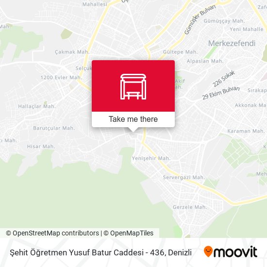 Şehit Öğretmen Yusuf Batur Caddesi - 436 map