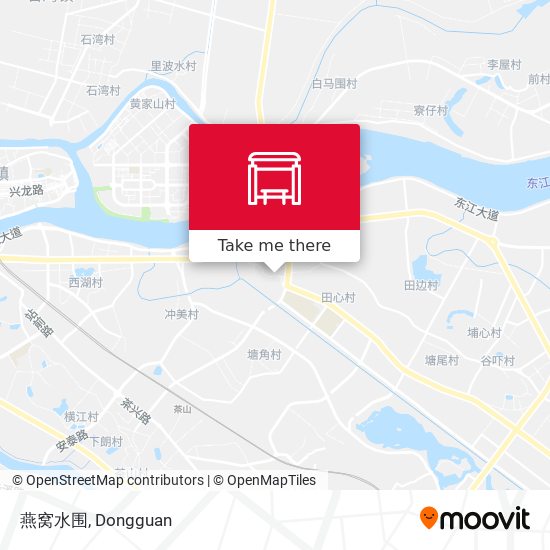燕窝水围 map