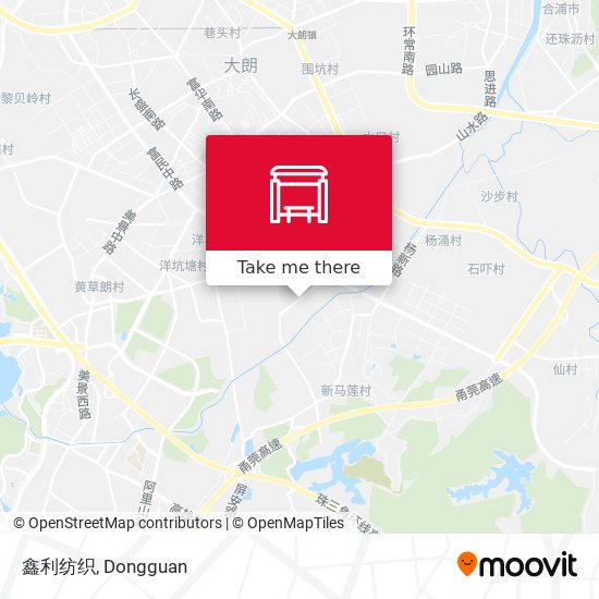鑫利纺织 map