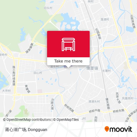 莆心湖广场 map