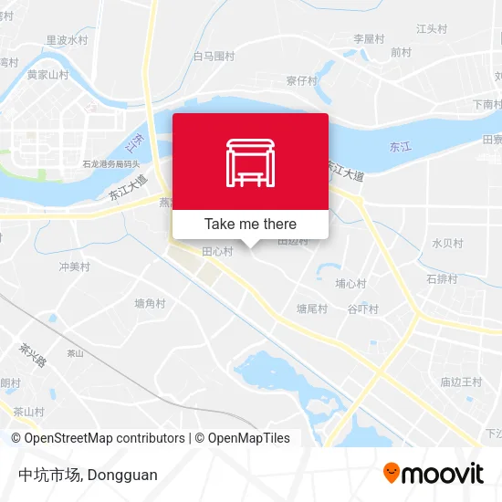 中坑市场 map