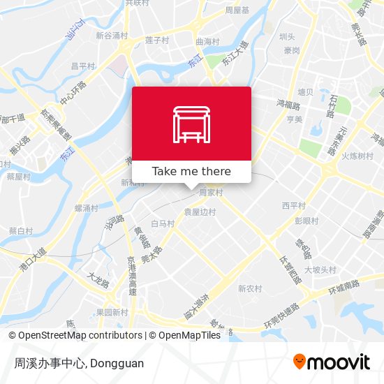 周溪办事中心 map