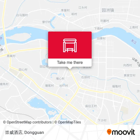 崇威酒店 map