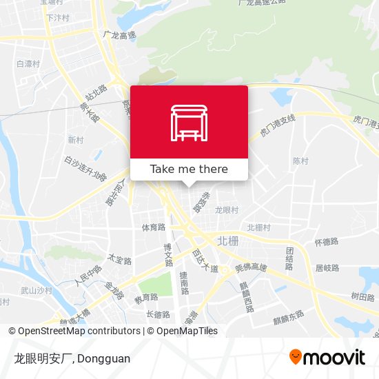 龙眼明安厂 map