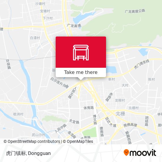虎门镇标 map