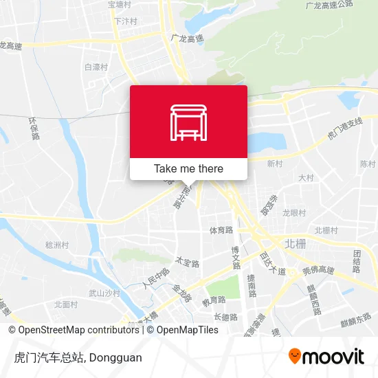 虎门汽车总站 map