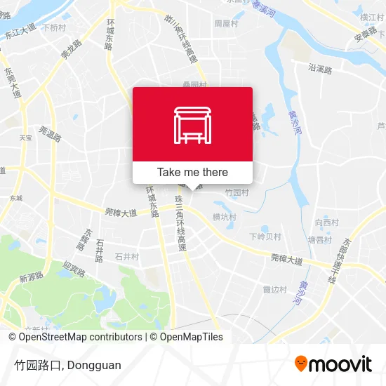 竹园路口 map