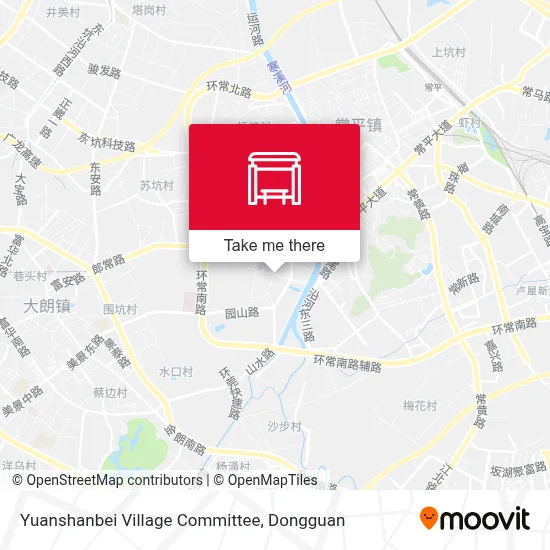 Yuanshanbei Village Committee map