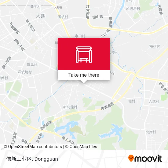 佛新工业区 map