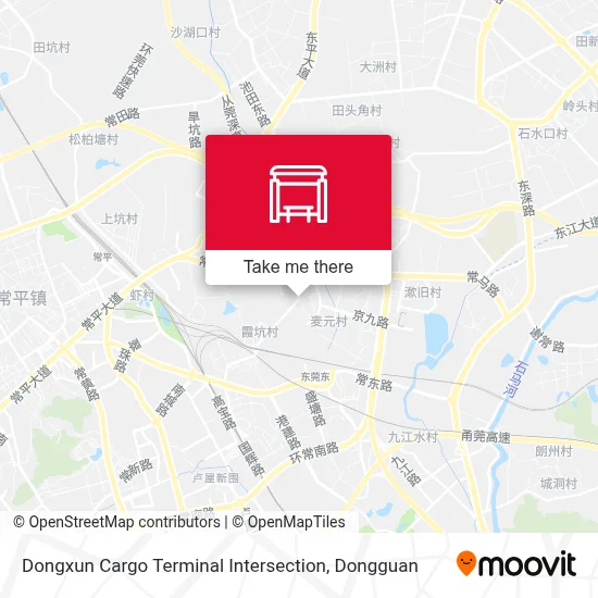 Dongxun Cargo Terminal Intersection map
