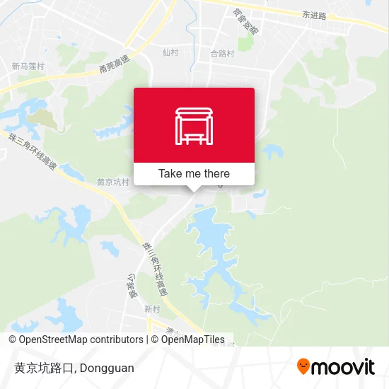 黄京坑路口 map