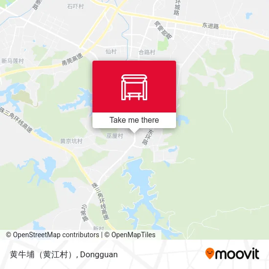 黄牛埔（黄江村） map