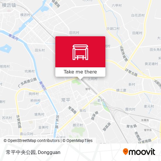 常平中央公园 map