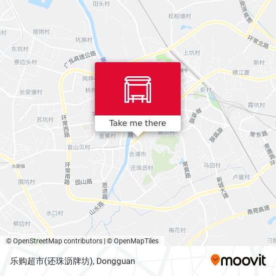 乐购超市(还珠沥牌坊) map