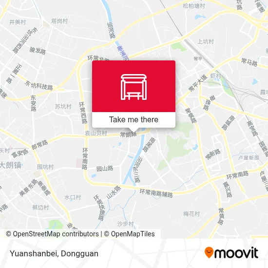 Yuanshanbei map