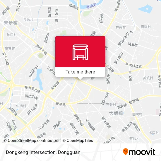 Dongkeng Intersection map