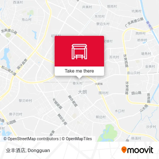 业丰酒店 map