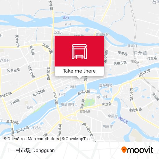 上一村市场 map