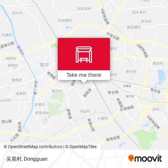 吴屋村 map