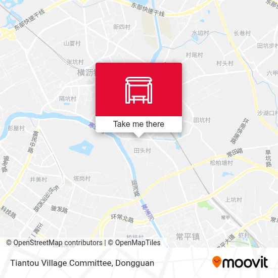 Tiantou Village Committee map