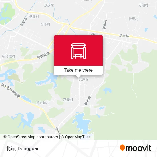北岸 map