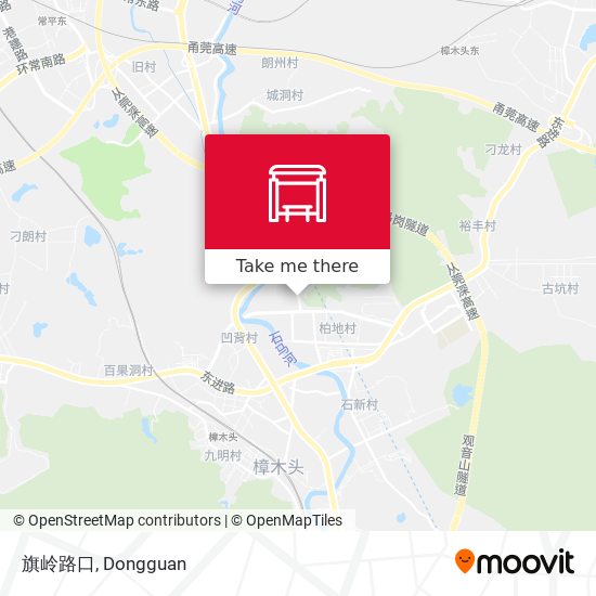 旗岭路口 map