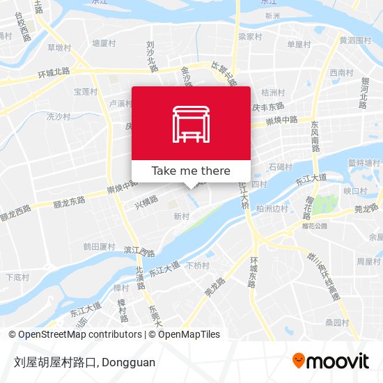 刘屋胡屋村路口 map