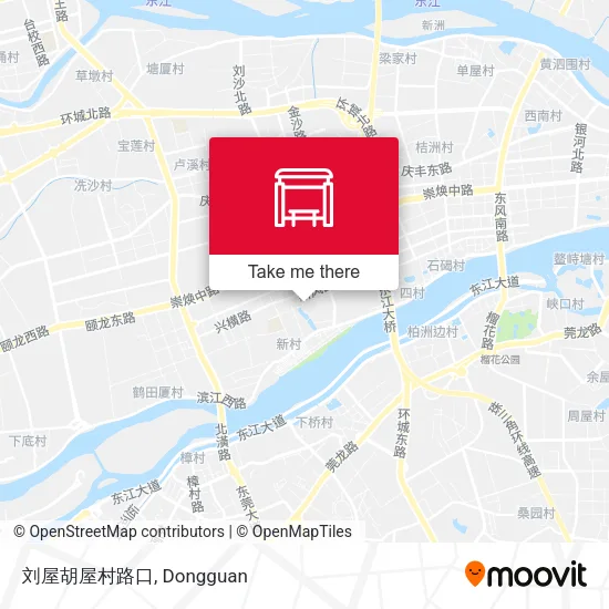 刘屋胡屋村路口 map