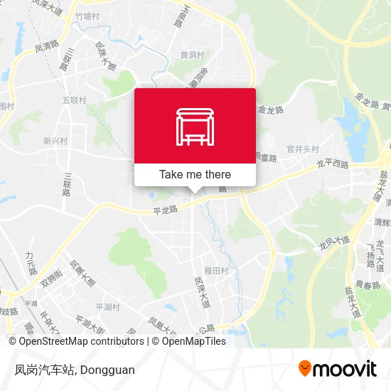 凤岗汽车站 map