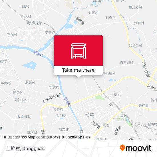 上岭村 map