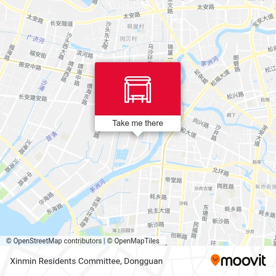 Xinmin Residents Committee map