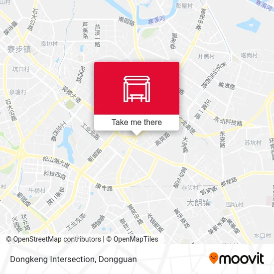 Dongkeng Intersection map