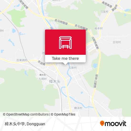 樟木头中学 map