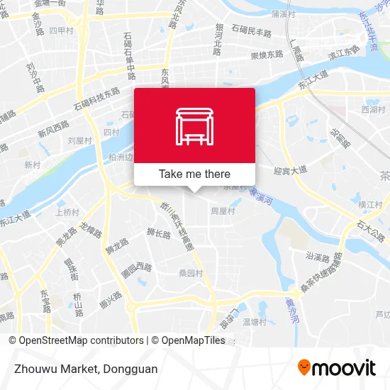 Zhouwu Market map
