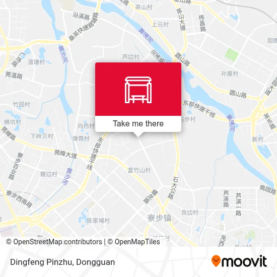 Dingfeng Pinzhu map