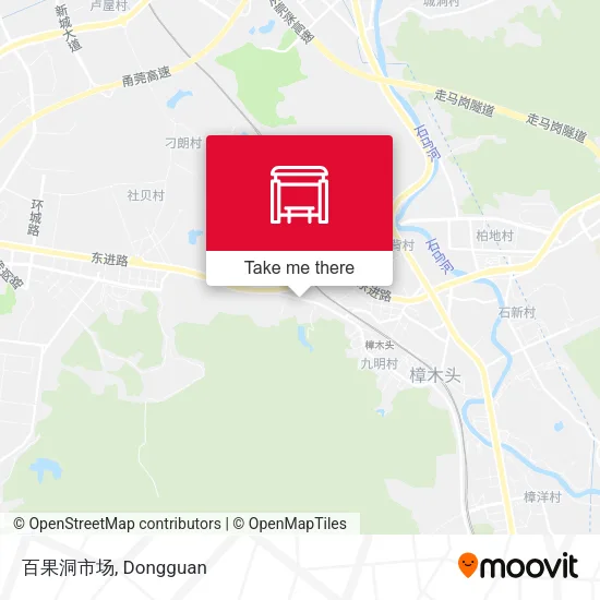 百果洞市场 map