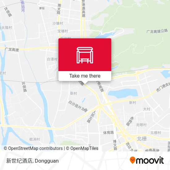 新世纪酒店 map